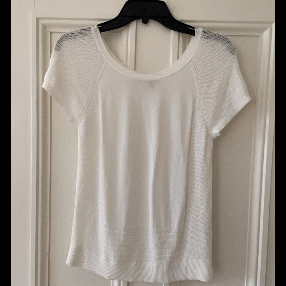 Gerard Darel Cap Sleeve Knit Top